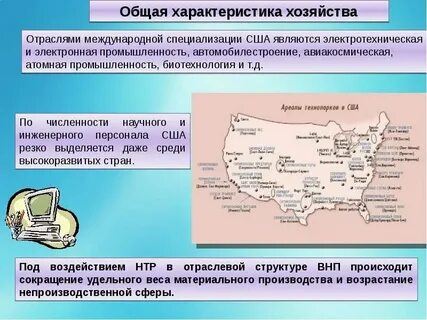 Факторы определяющие международную специализацию сша