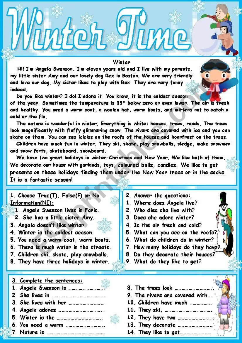 English text for beginners. Worksheets чтение. worksheets тексты. english texts with exercises. text for kids in english.