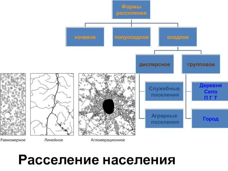 Групповое расселение. Страны с линейной системой расселения. Дисперсная форма расселения. Групповая форма расселения пример. Городская форма расселения.