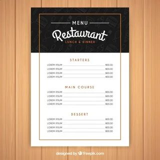 Empty menu