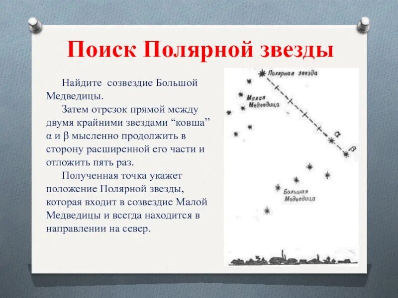 Песня созвездие отрезок текст. Ориентирование по звездам большая Медведица. Ориентирование по звездам большой медведицы и полярной звезде. Ориентация на местности по полярной звезде. Поиск полярной звезды.