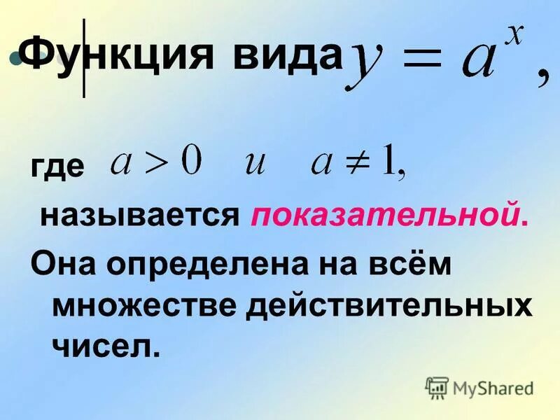 Какая функция называется показательной. Показательная функция задается формулой. Какая функция называется показательной. Какая функция называется показательной. Какая функция называется показательной.