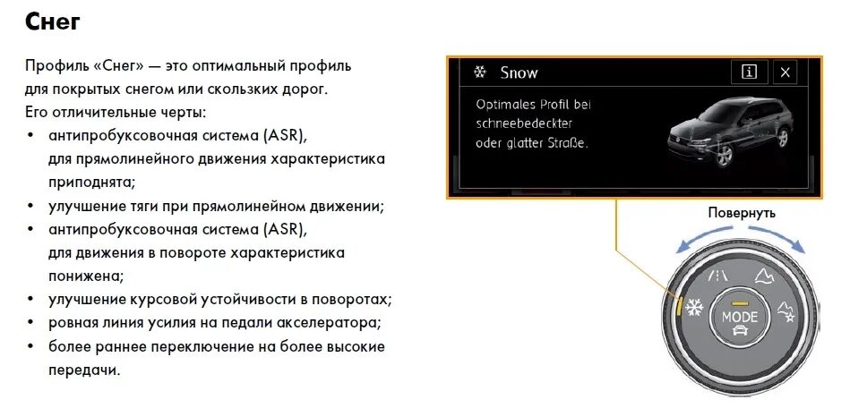 Система выбора режима движения. Выбор режима движения тигуан. режимы движения тигуан 2. режим snow.