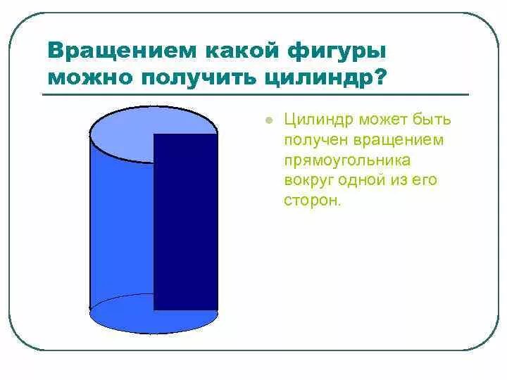 Вращением какой фигуры получено