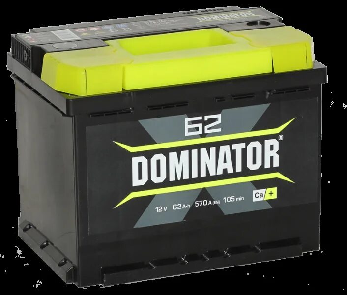 Доминатор отзывы. Аккумулятор Dominator 62. 560107060 Аккумулятор Dominator. Аккумулятор 62ah. Аккумулятор Dominator 60 а/ч 600 а прямая (l+; 1; Rus) 242x175x190.