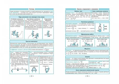 Справочник по физике по механике
