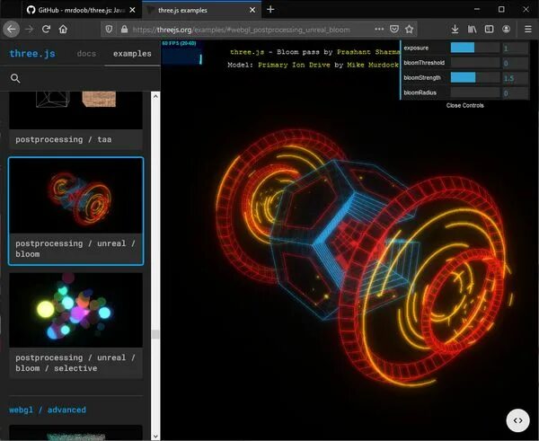Three js examples. Three.js editor. three js shaders. three js postprocessing.