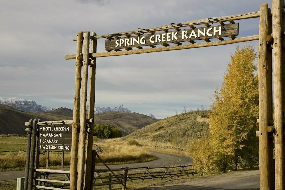 Spring creek. Спринг крик. джексон вайоминг. spring creek ranch. спринг крик сша фотографии.