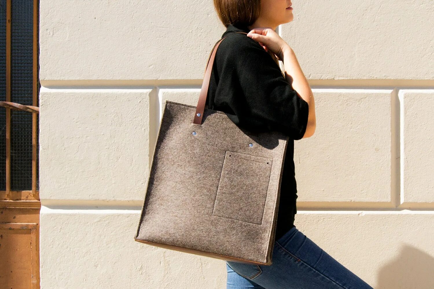 Felt Shopper. Bag feeling