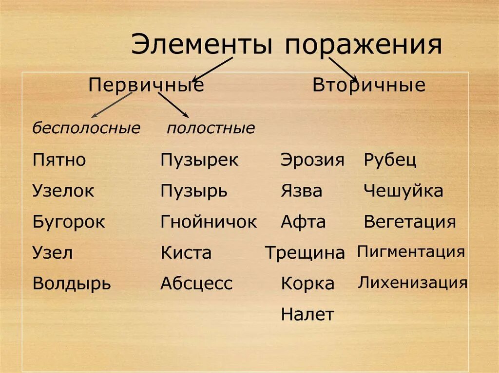Первичные полостные элементы. Первичные элементы поражения. первичные и вторичные элементы поражения сопр. первичные полостные элементы поражения:. первичные элементы поражения слизистой.