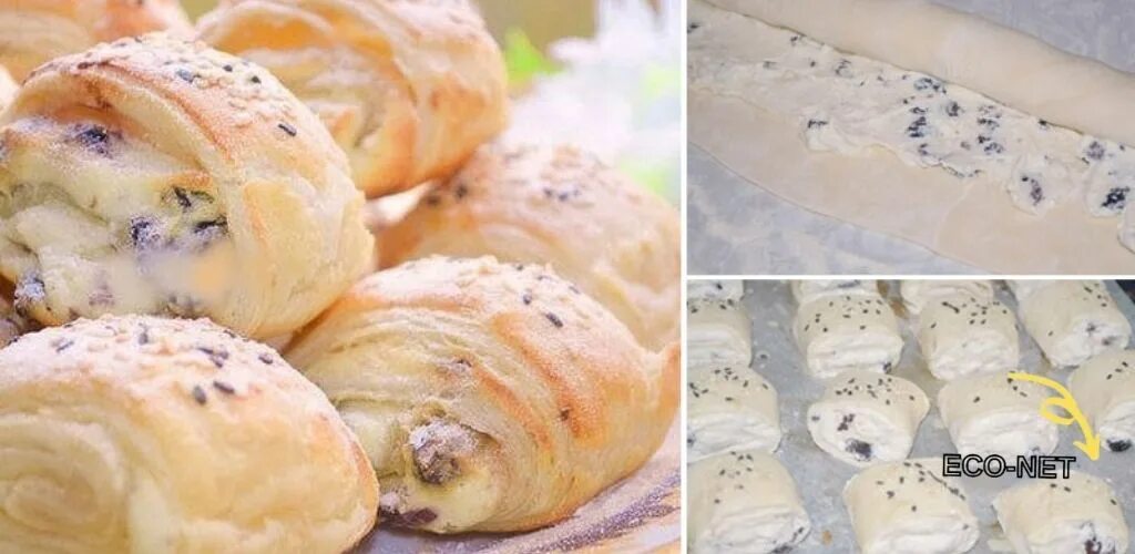Блинчики с творогом и изюмом. Запеченные блюда из творога. Вкусные творожные начинки. Вкусная выпечка. Блинчики с творогом.