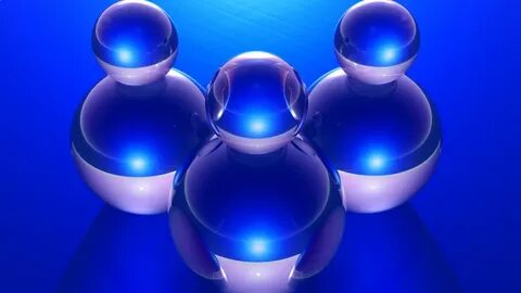3d blue