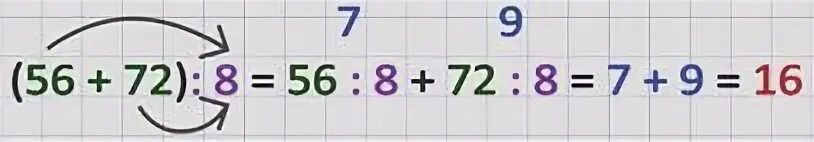 72 делить на