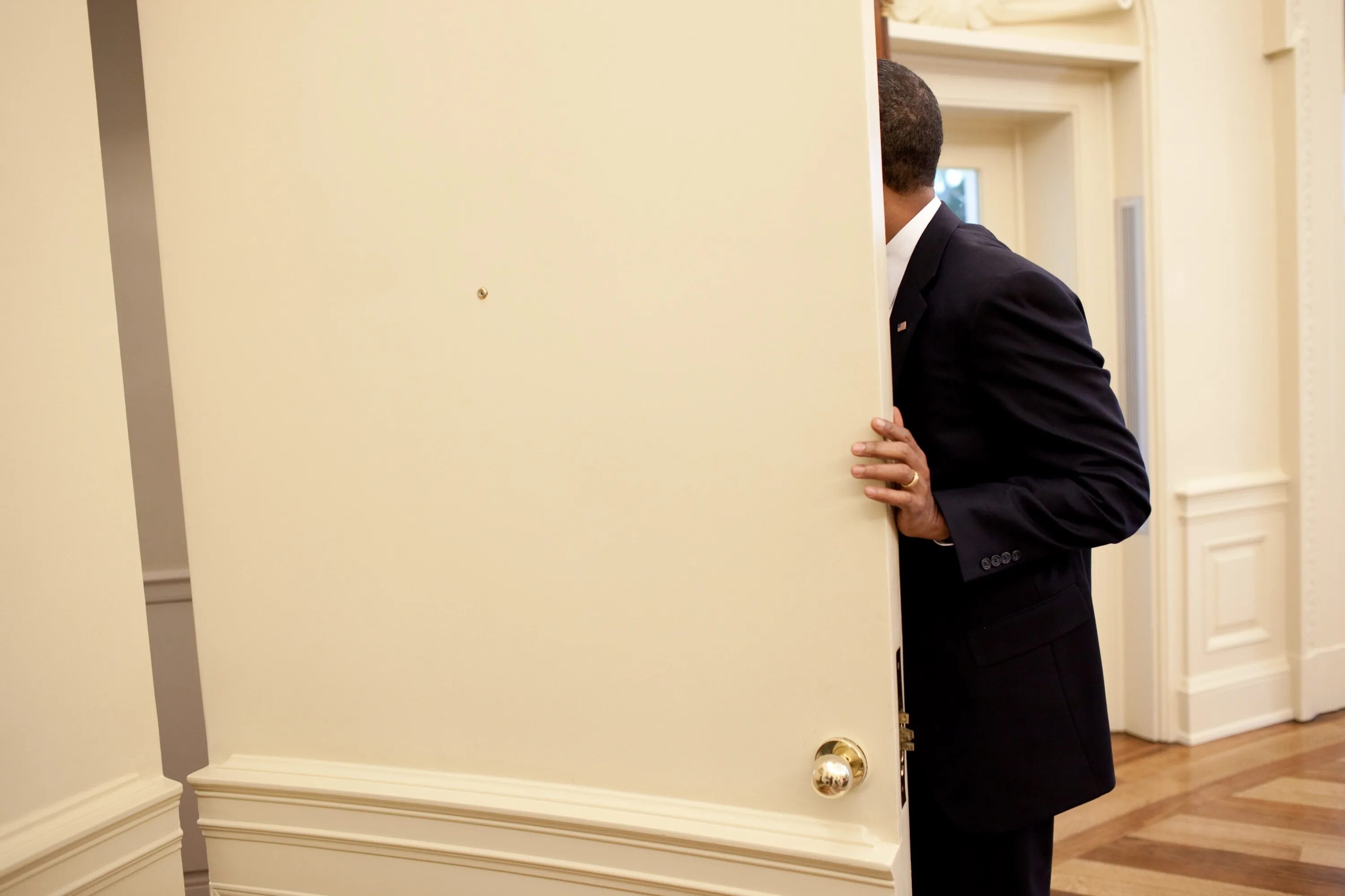 Get through the door