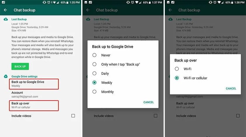 Google drive резервные копии