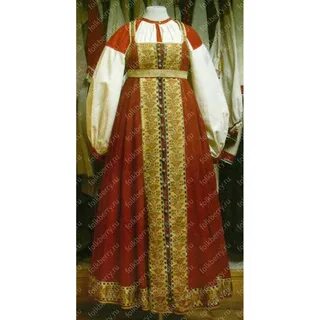 Народные костюмы древней руси