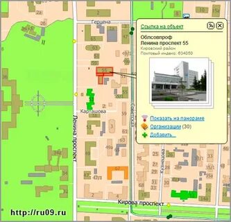 Карта томска 09