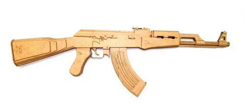 Автомат ак из дерева