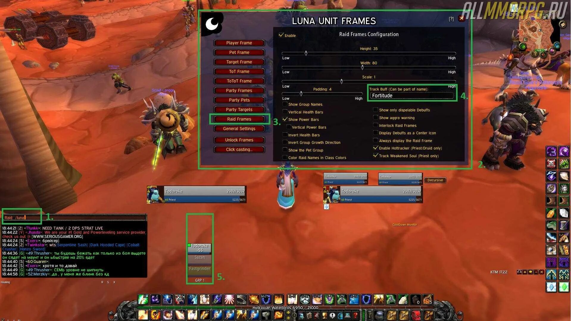 Unit frame. Luna Unit frames wow Classic. Luna Unit frames 1.12.1. World of Warcraft Classic 1.12.1. UI Интерфейс для wow 1.12.1.