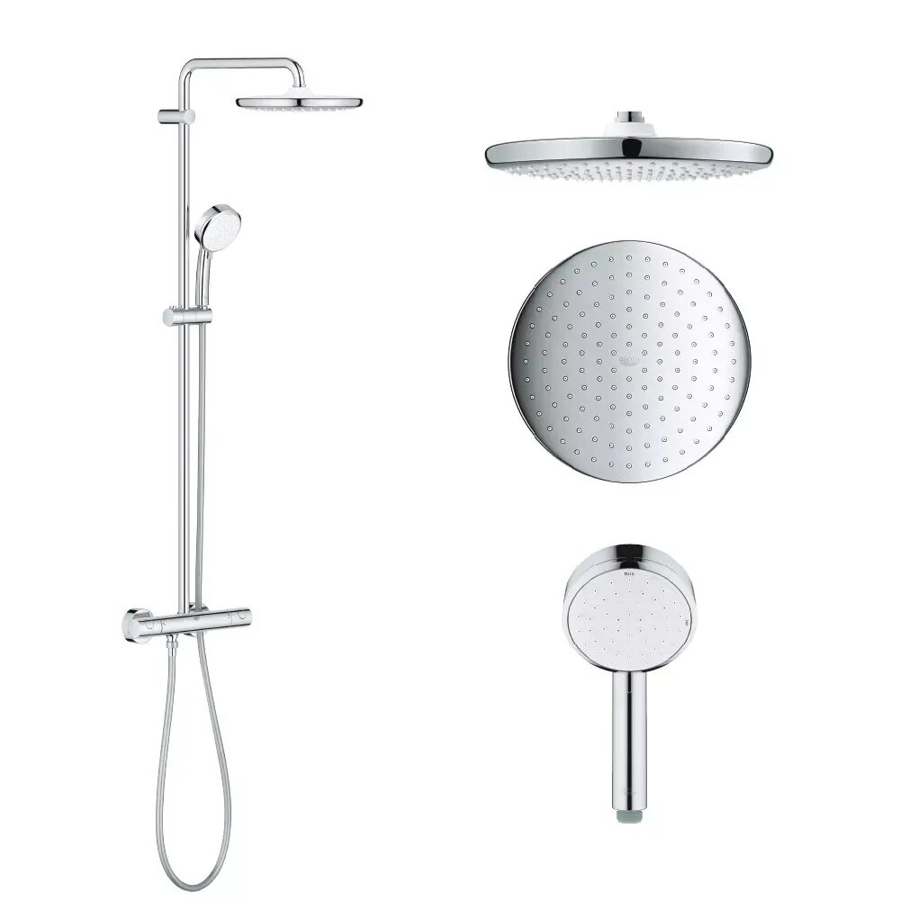 Душевая стойка Grohe Tempesta Cosmopolitan System 250 26670000 хром. Grohe Tempesta Cosmopolitan 250. Grohe 26694000. Grohe 26689000.