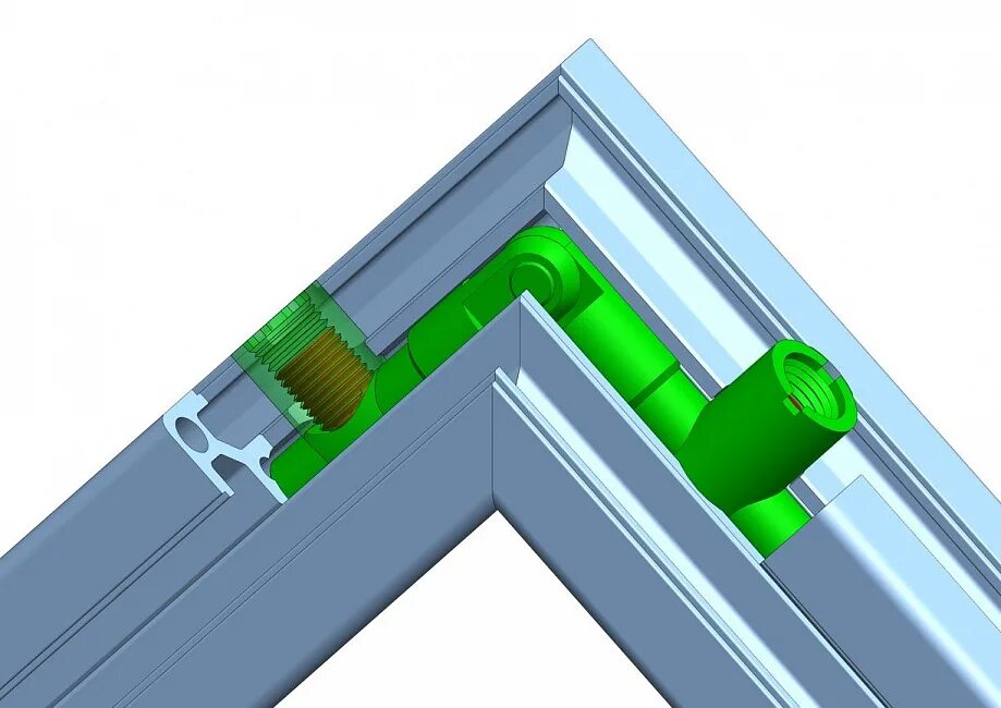 Стык пластиковых окон. Угловой соединитель 45 градусов алюминиевый. Соединитель с углом 45 градусов. Алюминиевый внутренний соединитель окон Фаворит Тиссен. Соединительный угол под 90 градусов для алюминиевый профиль.
