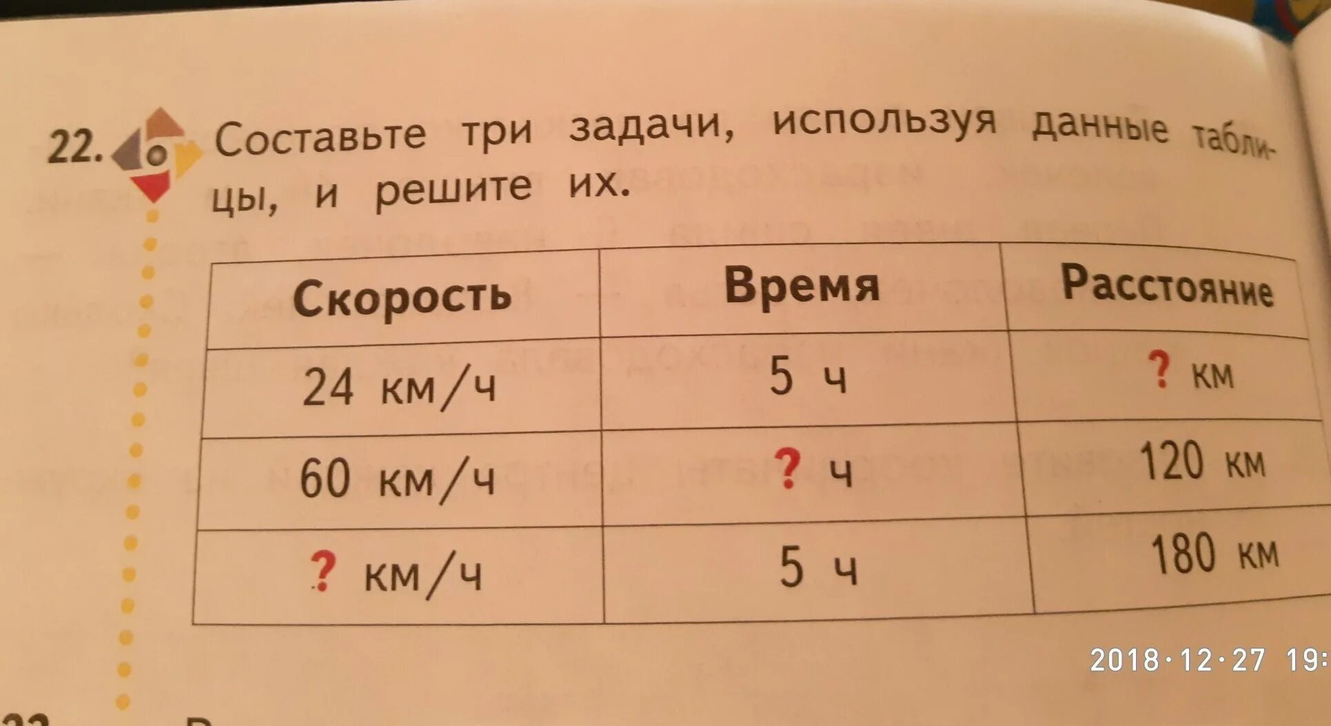 Составь три задачи используя