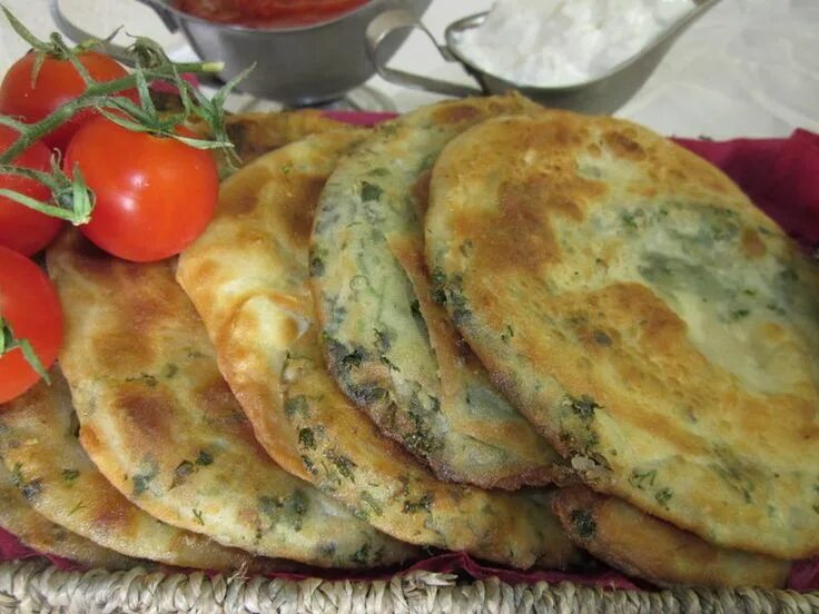 Пирог с зеленым луком кухня наизнанку