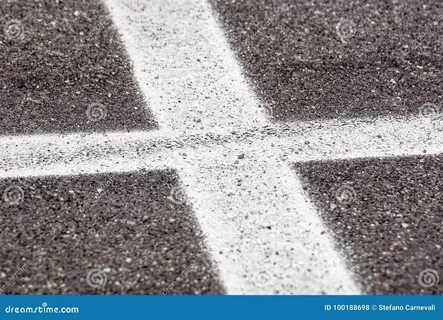 Stripe Of White Paint On Asphalt Texture Stock Image CartoonDealer.com #19838049