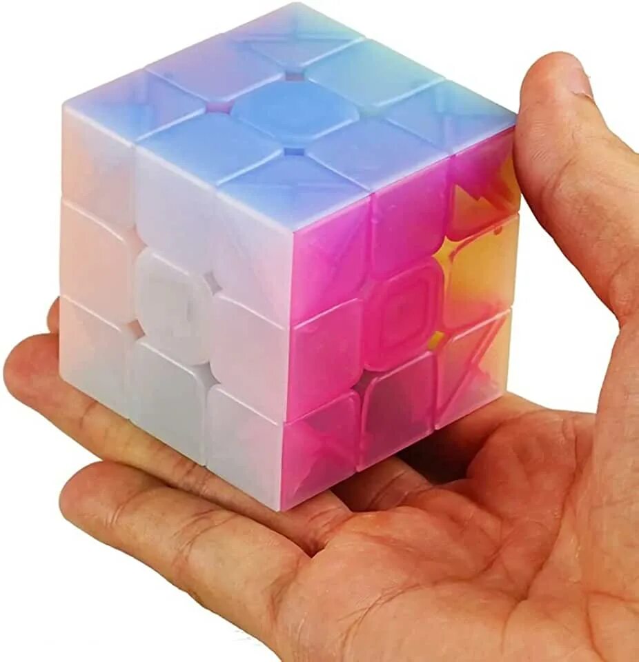 Jelly cubes. QIYI Cube Jelly. Магический куб 3x3. Прозрачные кубики. Магический кубик головоломка.