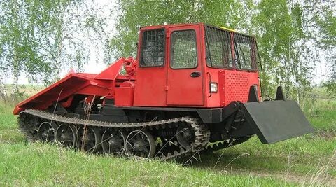Работа трелевочного трактора