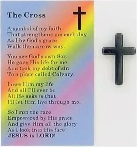 I walk the cross