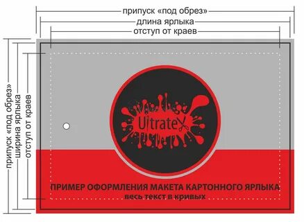 Размер этикетки