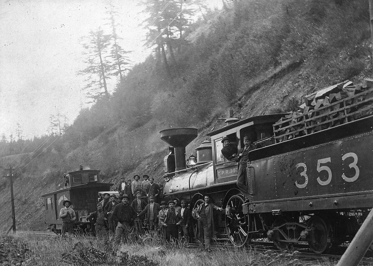 Железные дороги 1880. Vintage Canadian Pacific Railway locomotives 1880s. Поезд 1880. Элси Тихоокеанская железная дорога.