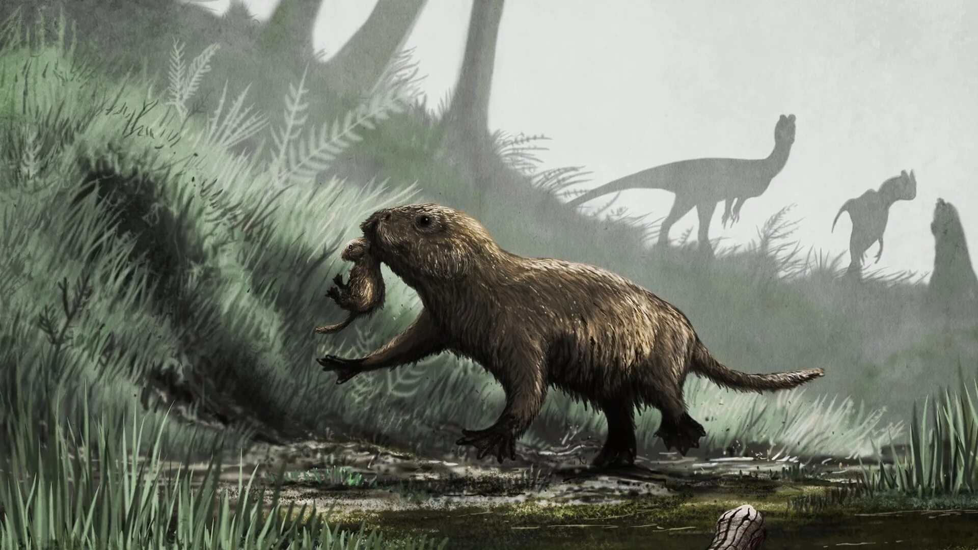Древние времена динозавров. Юрский период мезозойской эры. Мел-Палеогеновое вымирание. Цинодонты мезозоя. Первые млекопитающие Юрского периода.
