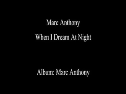 When i dream