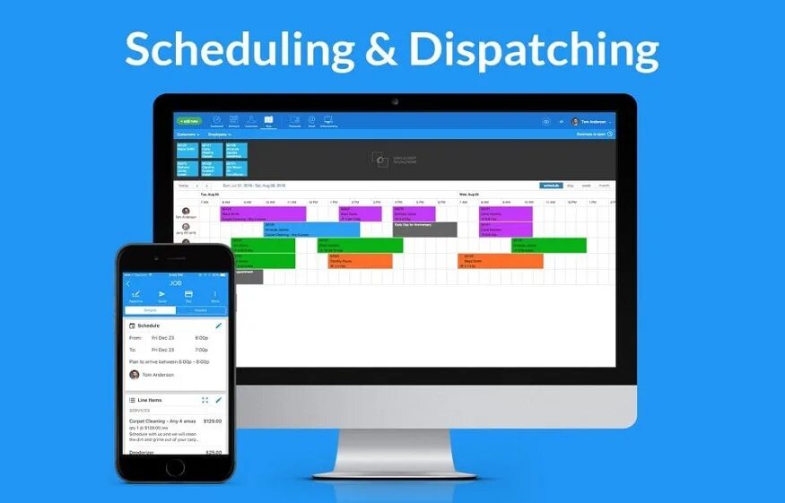 Scheduling. Housecall Pro. St service Schedulling.