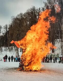 Масленица в 2024 когда сжигают чучело
