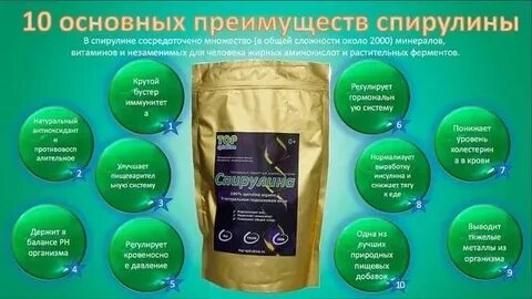 Что такое спирулина и для чего