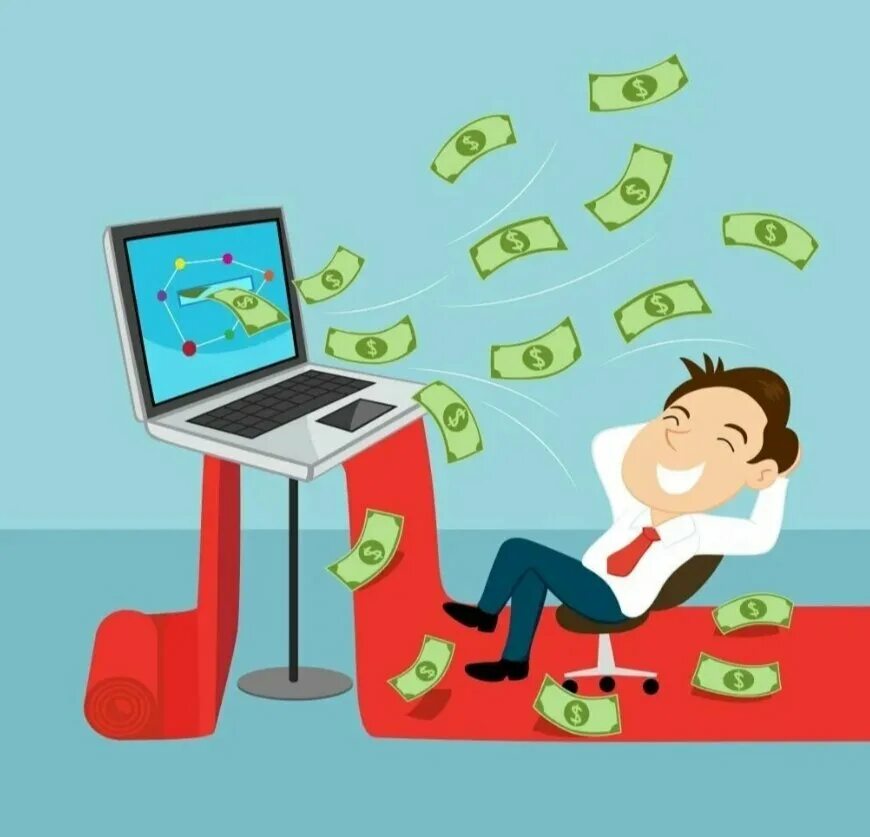 Заработать в интернете работает. Пассивный доход. заработал деньги в интернете вектор. заработок в интернете. пассивный заработок.