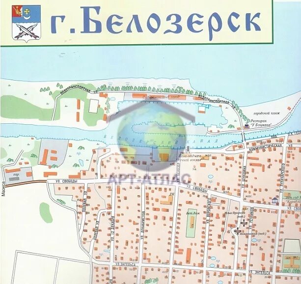 Карта белозерского района