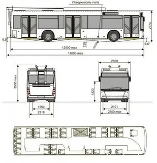 Техническая характеристика автобуса маз