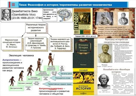 Эволюция и развитие философии