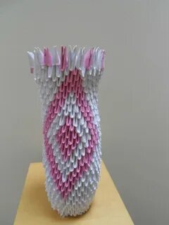 Модульная ваза из бумаги