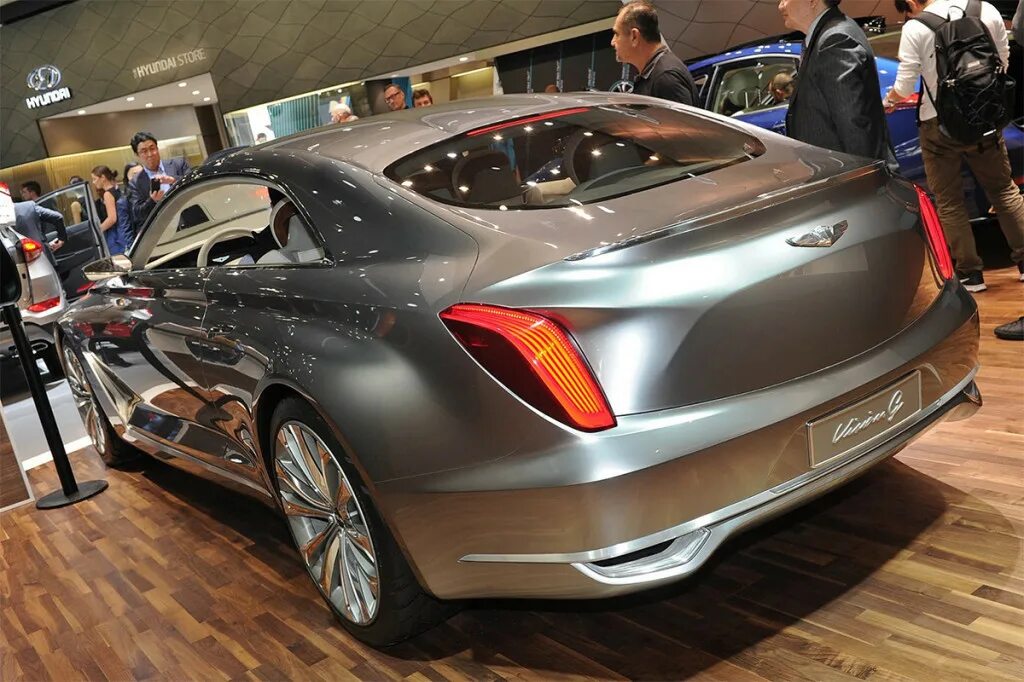 Модели премиум класса. Hyundai Vision g Coupe. Хендай премиум класса. Люксовые корейские автомобили. Корейская машина представительского класса.