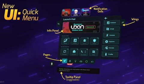 Quick menu