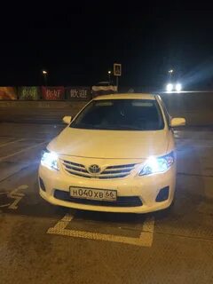 Лед лампы тойота королла 150
