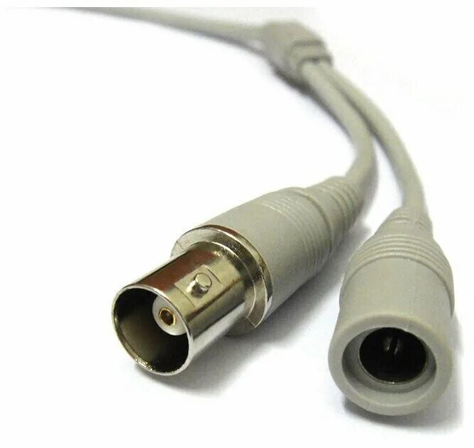 Bnc камера как подключить Tonton 100FT 30M BNC Cable CCTV Camera POE BNC+DC Connector Coaxial Cable BNC RC