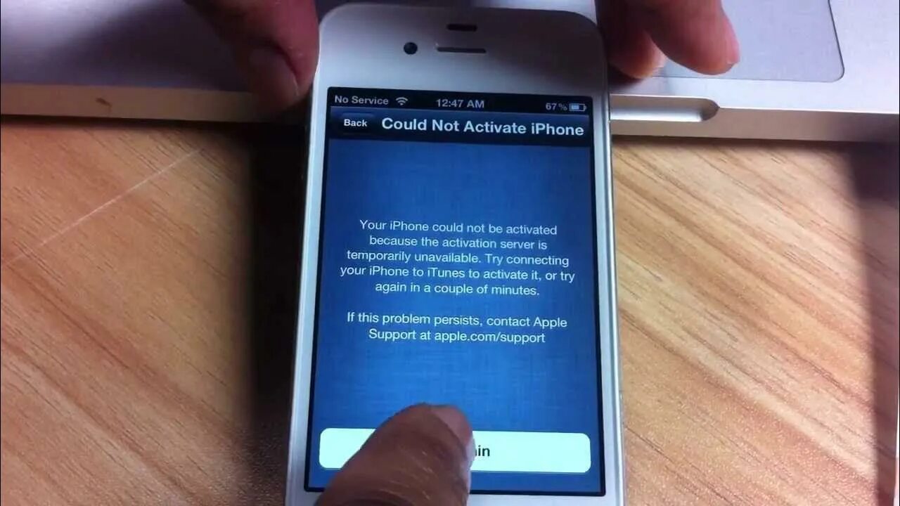 Could not activate. Ios 5.1.1 разблокировка. ios 5.1 разблокировка. your iphone could not be activated because the activation server что делать.
