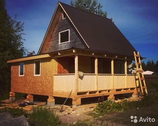 Пристройка к деревянному дому под ключ: цена от 9500, стоимость пристройки к дер