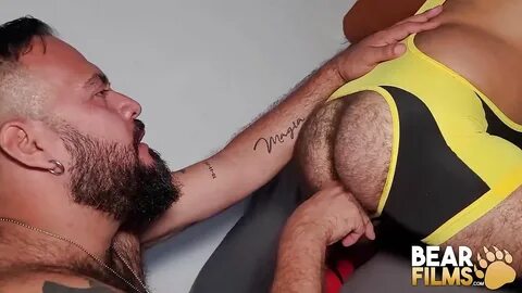 BearFilms пухлый медведь Brian Bear без презерватива Carlos Verga.